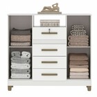Cômoda Angra 2 Portas 4 Gavetas Branco - Fellicci