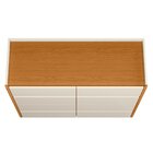 Cômoda Aparador 08 Gavetas Essence Off White/cinamomo