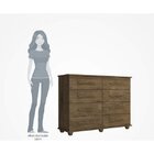 Cômoda Apollo 8 Gavetas J&a Móveis Jequitiba