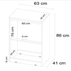 Cômoda Astral 4 Gavetas Demóbile