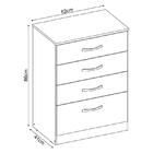 Cômoda Astral 4 Gavetas - Demóbile