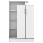 Cômoda Astral E Armário Multiuso Elite Branco Brilho - Demóbi