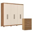 Cômoda Astral E Guarda Roupa Casal Venice 62580pe Amendola To