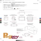 Cômoda Baixa 3 Gavetas Tabaco