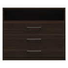 Cômoda Baixa 3 Gavetas Tabaco