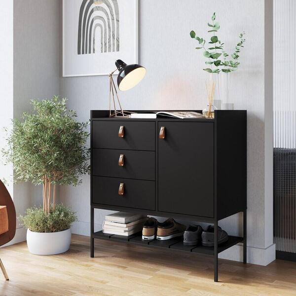 Cômoda Balcão Multiuso 3 Gavetas E 1 Porta Multimóveis Cr3507