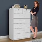 Cômoda Barcelona 7 Gavetas Branca