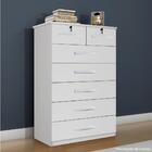 Cômoda Barcelona 7 Gavetas Branca