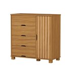 Cômoda Bela 100% Mdf Nature