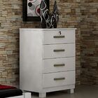 Cômoda Bela 4 Gavetas Sallêto Branco