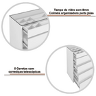 Cômoda Belize 5 Gv Branca