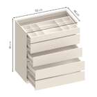 Cômoda Belize 5 Gv Branca