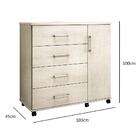 Comoda Belle - Champagne - Lukaliam Móveis