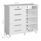 Cômoda Big Multiuso 1201 Ilan Noce Málaga