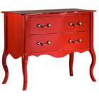 Cômoda Bombe Granada - Bom Lar - Vermelho