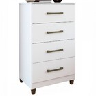 Cômoda Brenda Fluence 4 Gavetas Branco - Móveis Paraná