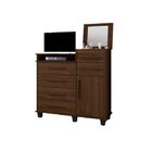 Cômoda Brilhante Noce - Fabri Móveis