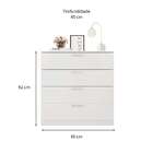 Cômoda Brixton 4 Gv Branca