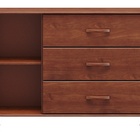 Comoda Bronze -3 Gavetas - 1 Porta Finestra - Imbuia