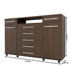 Cômoda Buenos Aires 7 Gavetas Ébano Touch - Panorama Móveis