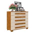 Cômoda Calgary 5 Gv Nature E Off White