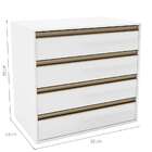 Cômoda Calha 4 Gv Branca