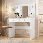 Cômoda Camarim Com Espelho June Branco