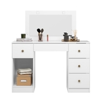 Cômoda Camarim Com Espelho Luma Branco
