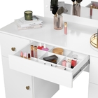 Cômoda Camarim Com Espelho Luma Branco