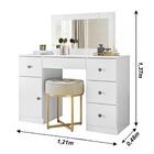 Cômoda Camarim Moval Sonhos Com Espelho 2 Luminárias De Led