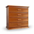 Cômoda Cambuca C/dispositivo Secreto 100% Madeira  Mogno Mel