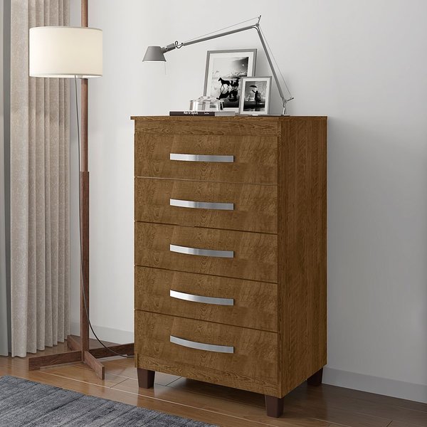 Cômoda Cannes 5 Gavetas Incorplac