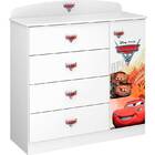 Cômoda Carros Disney Star - Pura Magia - Branco