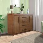 Cômoda Casal 4 Gavetas Com Sapateira Chocolate Wood Elegance