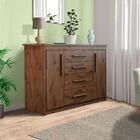 Cômoda Casal 4 Gavetas Com Sapateira Elegance 2088 Capuccino