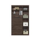 Cômoda Casal Marabá 1.6 C/ 1 Porta 2 Nichos E 6 Gavetas Ébano