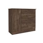 Cômoda Chicago 1 Porta 4 Gavetas Cinamomo - Tcil Móveis