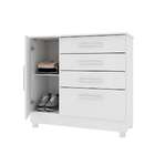 Cômoda Chicago 1 Pt 4 Gv 104 Cm Neve