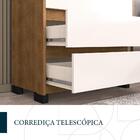 Cômoda Coimbra 4 Gavetas Freijó/off White - Politorno Móveis