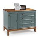 Cômoda Com 04 Gavetas E 01 Porta Cinza E Amêndoa