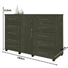 Cômoda Com 10 Gavetas E 1 Porta Titan-móveis Primus - Branco