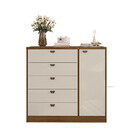 Cômoda Com 1 Porta 5 Gavetas Ferrara Dj Móveis