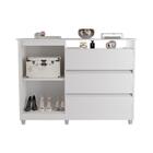 Cômoda Com 3 Gavetas Matsudo Branco