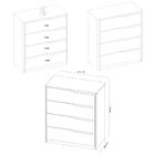 Cômoda Com 4 Gavetas Multimóveis Cr40113