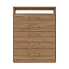 Cômoda Com 5 Gavetas Multimóveis Cr40116