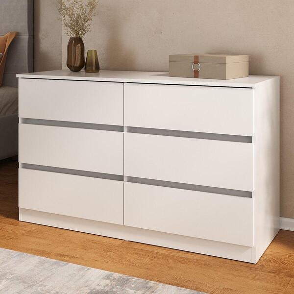 Cômoda Com 6 Gavetas 120cm Multimóveis Mp4396