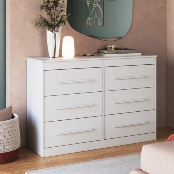 Cômoda Com 6 Gavetas 121cm Multimóveis Cr35263