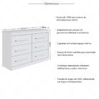 Cômoda Com 6 Gavetas 121cm Multimóveis Cr35263