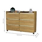 Cômoda Com 6 Gavetas San Diego Mel Pérola