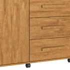 Cômoda Com Cabideiro Ipanema Amêndoa - Lukaliam Móveis